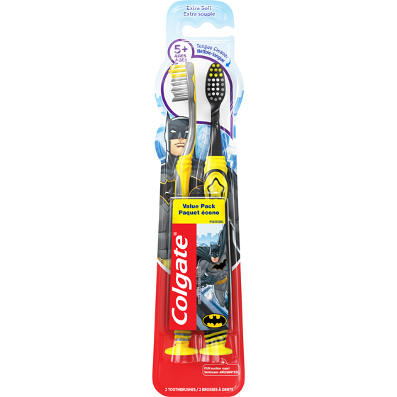 Colgate Brosse à dents extra douce avec ventouse pour enfants Batman 1 ea, 7,99 $/1ch
