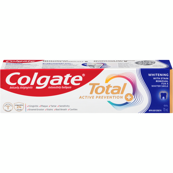Colgate Total Advanced Whitening Gel Toothpaste 70 ml, $7.84/100ml