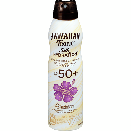 Hawaiian Tropic Weightless™ Sunscreen Spray SPF 50 170 g, $10.29/100g