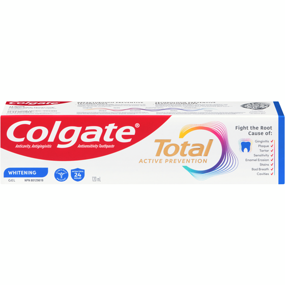 Colgate Total Whitening Gel Toothpaste 120 ml, $4.58/100ml