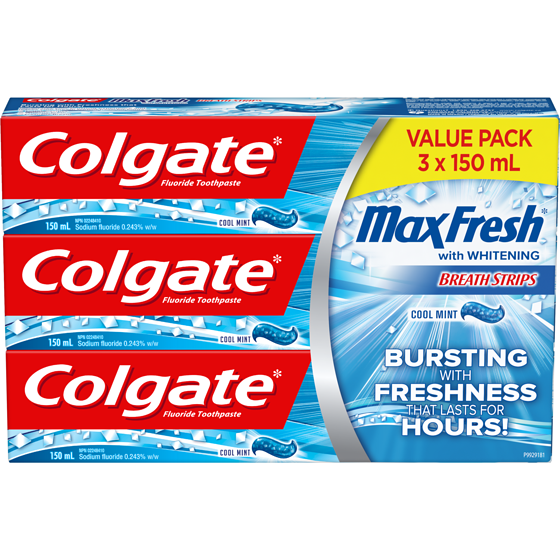 Colgate Dentifrice MaxFresh à saveur de menthe fraîche 150 ml, 5,99 $/100ml