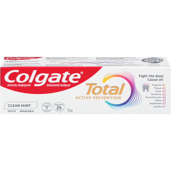 Colgate Toothpaste Total, Clean Mint 70 ml, $3.56/100ml