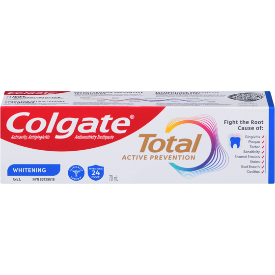 Colgate Toothpaste Total Whitening 70 ml, $3.56/100ml