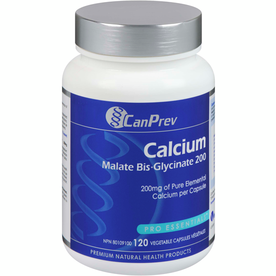 CanPrev Vegetable Capsules Calcium Malate Bis-Glycinate 200 120 ea, $0.15/1ea