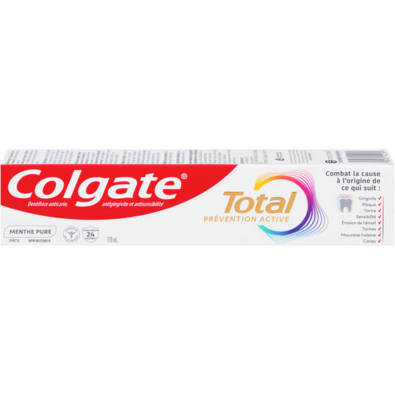 Colgate Dentifrice Total Clean Menthe 170 ml, 2,65 $/100ml