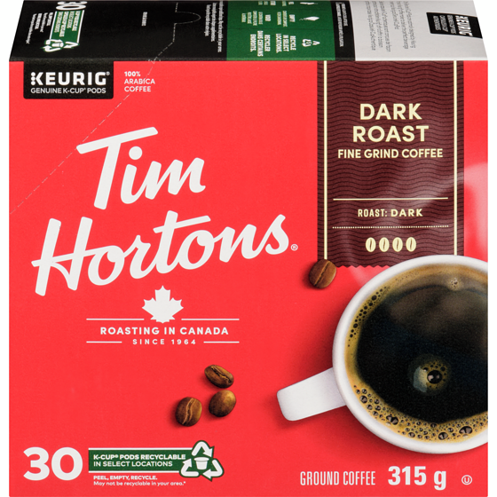 Tim Hortons Dark Roast K-Cup Compatible 30 ea, $0.87/1ea
