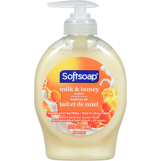 Softsoap Pompe De Savon Liquide Pour Les Mains Milk & Golden Honey 221 ml, 1,35 $/100ml