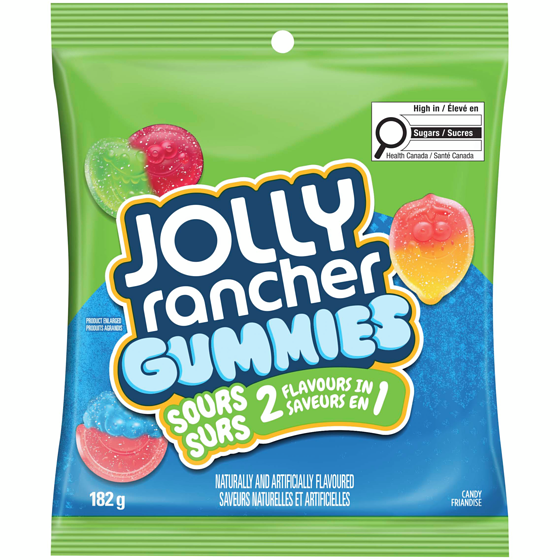 Jolly Rancher Vers en gélatine MISFITS 182 g, 2,08 $/100g