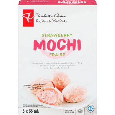 President's Choice Strawberry Mochi  6x35.0 ml, $3.00/100ml