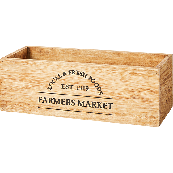 Life at Home Lh Boite En Bois Brun 1 ea, 5,00 $/1ch