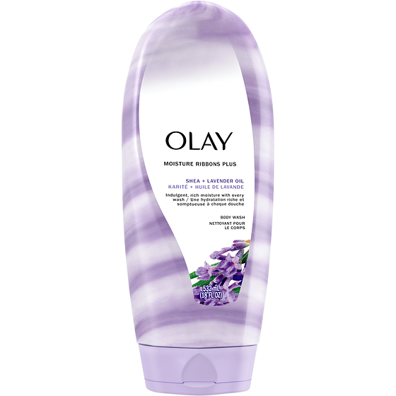 Olay Moisture Ribbons Plus Shea + Lavender Oil 532 ml, $1.69/100ml