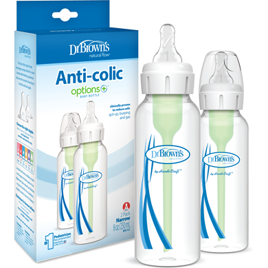 Lot De 5 Biberons Dr. Brown's En Verre – 250 Ml – Tétines Niveau 1 – Neufs