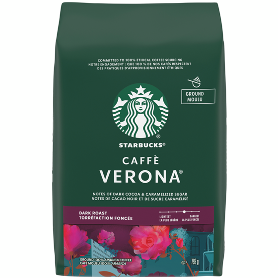 Starbucks Caffe Verona 794 g, $3.65/100g