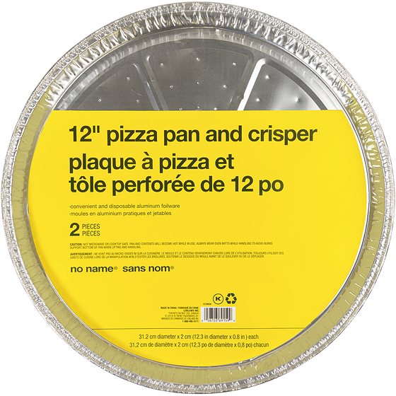 Sans Nom Plaque à pizza/plaque croustilleuse 1 ea, 2,75 $/1ch