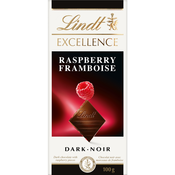 Lindt EXCELLENCE Raspberry Dark Chocolate Bar 100 g, $5.99/100g
