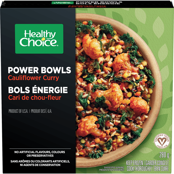 Healthy Choice Power Bowls Cauliflower Curry 280 g 280 g, $2.85/100g