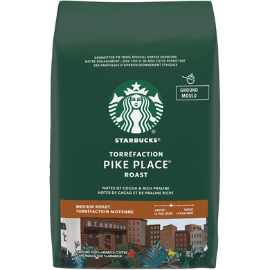 Starbucks Pike Place Roast 794 g, $2.77/100g