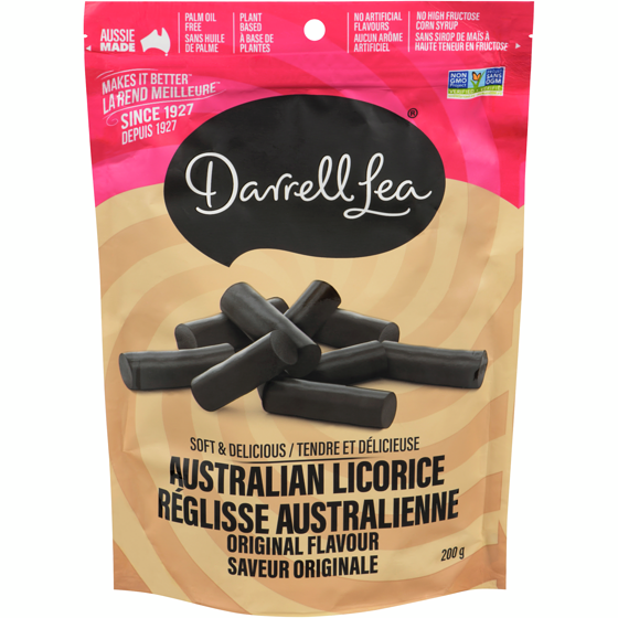 Darrell Lea Natural Liquorice 200 g, $2.00/100g