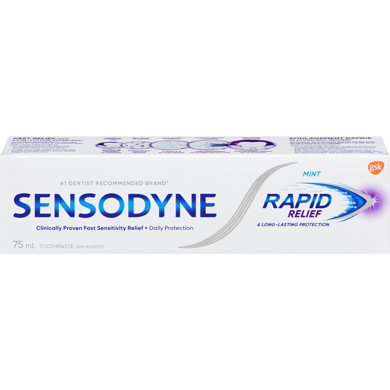 Sensodyne Rapid Relief Regular Toothpaste 75 ml, $11.99/100ml