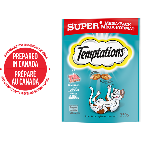 Temptations Tempting Seafood Medley Flavour Adult Cat Treats 350 g, $2.00/100g