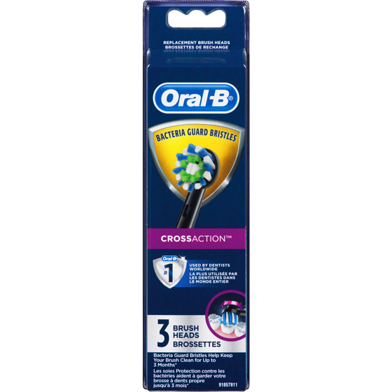 Oral B Electric Toothbrush Replacement Brush Heads Set 3 ea, $16.00/1ea