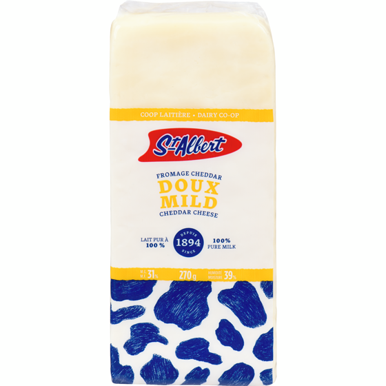 St Albert Cheddar blanc doux 270 g, 3,51 $/100g