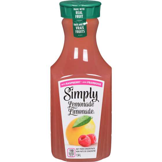 Simply Limonade à la framboise Bottle 1.54 l, 0,42 $/100ml