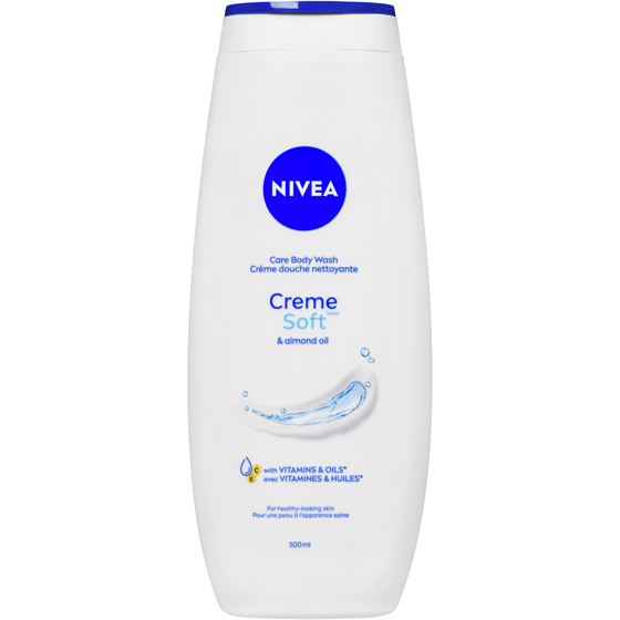 Nivea Gel de douche Creme Soft 500 ml, 1,40 $/100ml