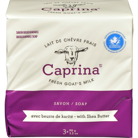 Caprina Soap, with Shea Butter & Goat Milk 270 g, $2.77/100g