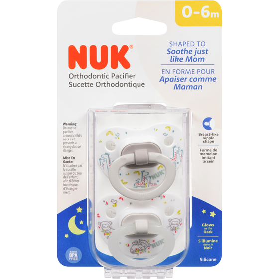 NUK Suce orthodontique, tendance 2 ea, 3,82 $/1ch