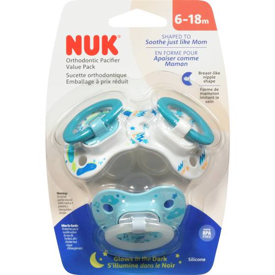 NUK Suce, emballage économique 3 ea, 3,83 $/1ch