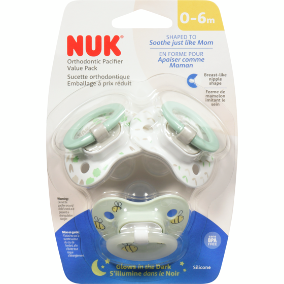 NUK Suce, emballage économique 3 ea, 3,40 $/1ch