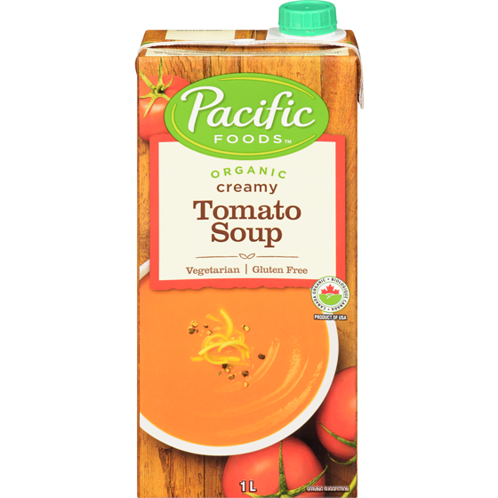 Pacific Foods Organic Creamy Tomato Soup 1 l, $0.73/100ml