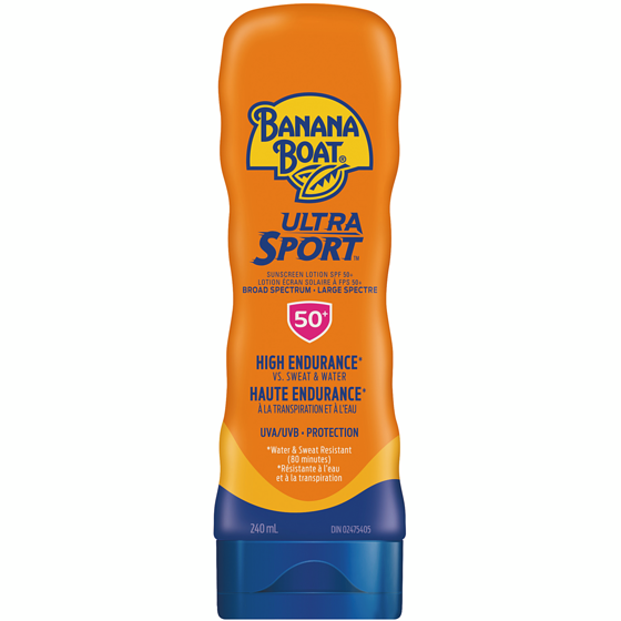 Banana Boat Ultra Sport™ Sunscreen Lotion SPF 50+ 240 ml, $5.42/100ml