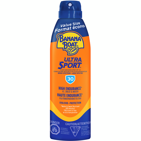 Banana Boat Ultra Sport™ Sunscreen Spray, SPF 30 226 g, $5.75/100g