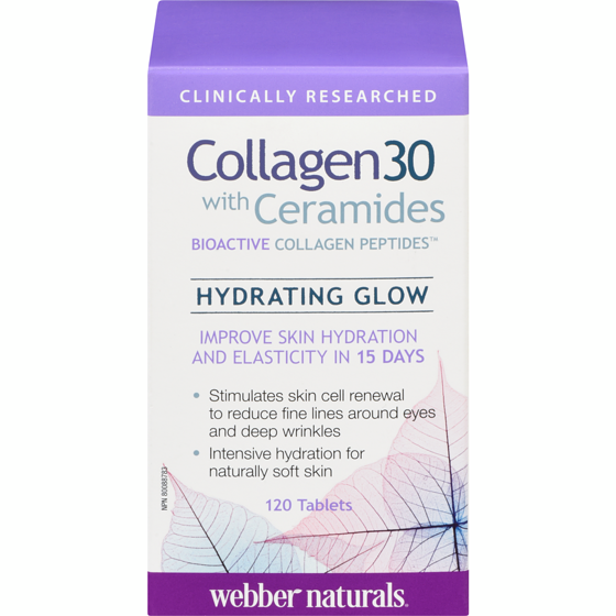 Webber Naturals Collagen 30 With Ceramides Hydrating Glow 120 ea, $0.24/1ea