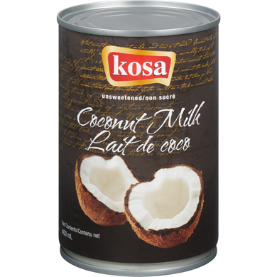 Kosa Lait de coco Kosa 400 ml, 0,57 $/100ml