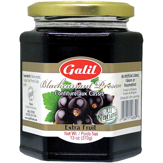 Galil Preserve Blackcurrant Jam 368 g, $2.17/100g