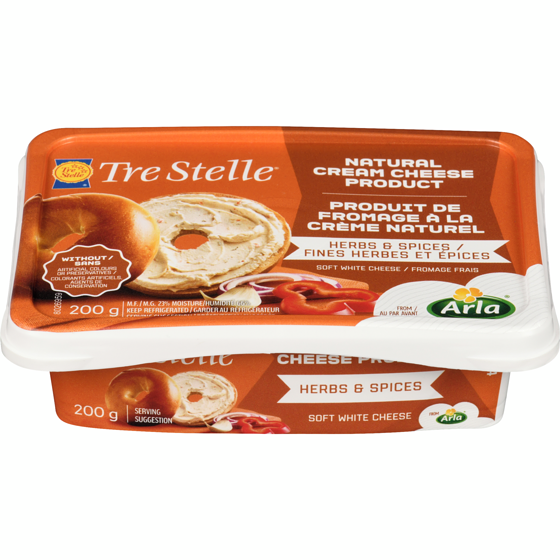 Tre Stelle Cream Cheese with Herbs and Spices 200 g, $2.50/100g