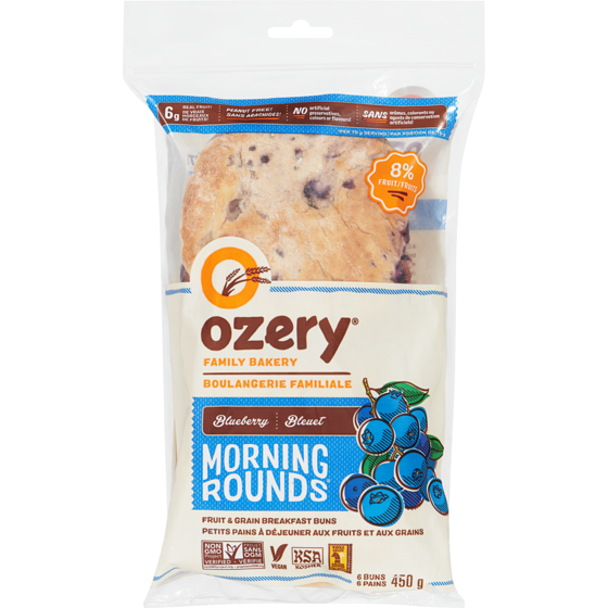 Ozery's Blueberry Morning Rounds 450 g, $1.33/100g