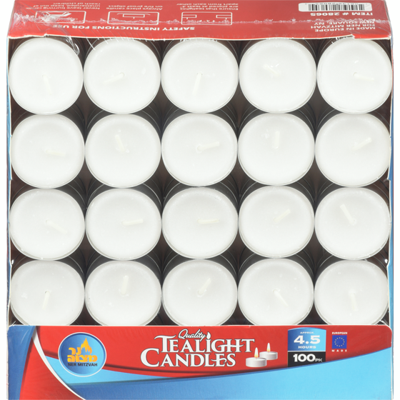 null Quality Tealight Candles 100x1.0 ea, $0.32/1ea