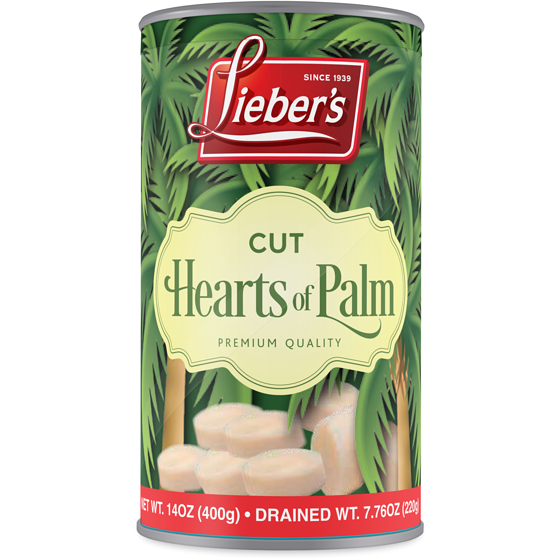 Liebers Hearts of Palm, Cut 400 g, $1.37/100g