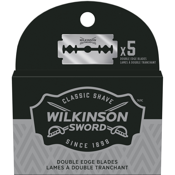 Schick Wilkinson Sword Vintage Double Edge Safety Razor Blades, 5 count 5 ea, $1.40/1ea