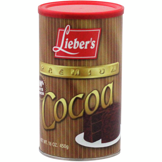 Liebers Premium Cocoa 454 g, $4.84/100g