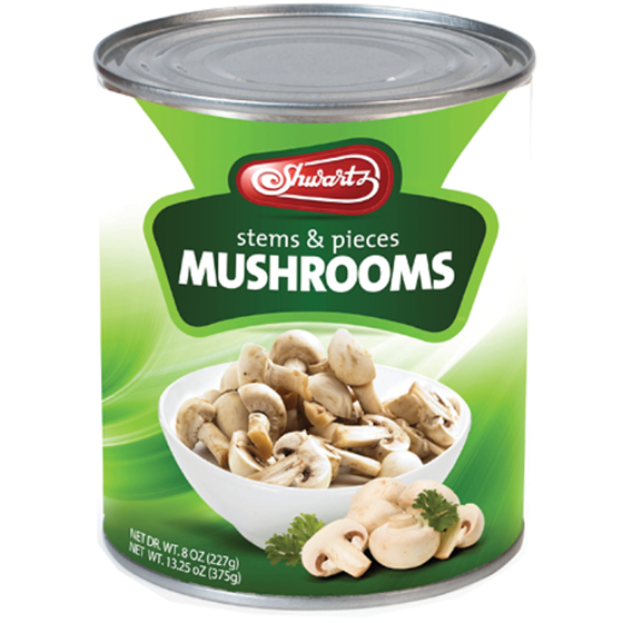 Shwartz Mushrooms, Stems and Pieces 227 g, $2.86/100g