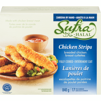 Sufra Halal Chicken Strips 840 g, $1.43/100g