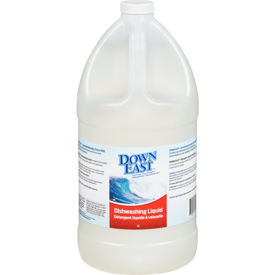 Down East Scent Free Dishwashing Liquid 4 l, $0.47/100ml