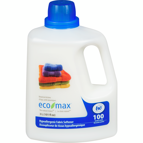 Eco-Max Assouplissant textile hypoallergénique 3 l, 0,43 $/100ml