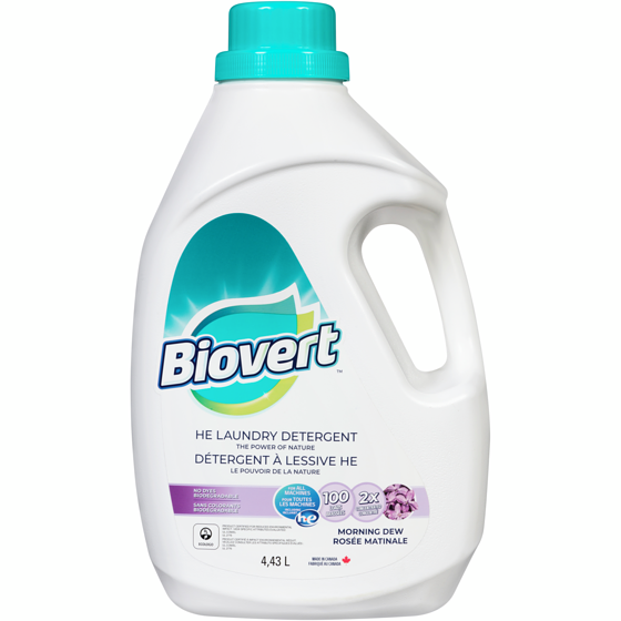 Biovert Détergent liquide 4.43 l, 0,41 $/100ml