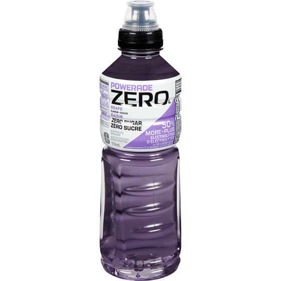 Powerade Zéro Sucre Boisson Sportive Raisin Bouteille 710 ml, 0,21 $/100ml